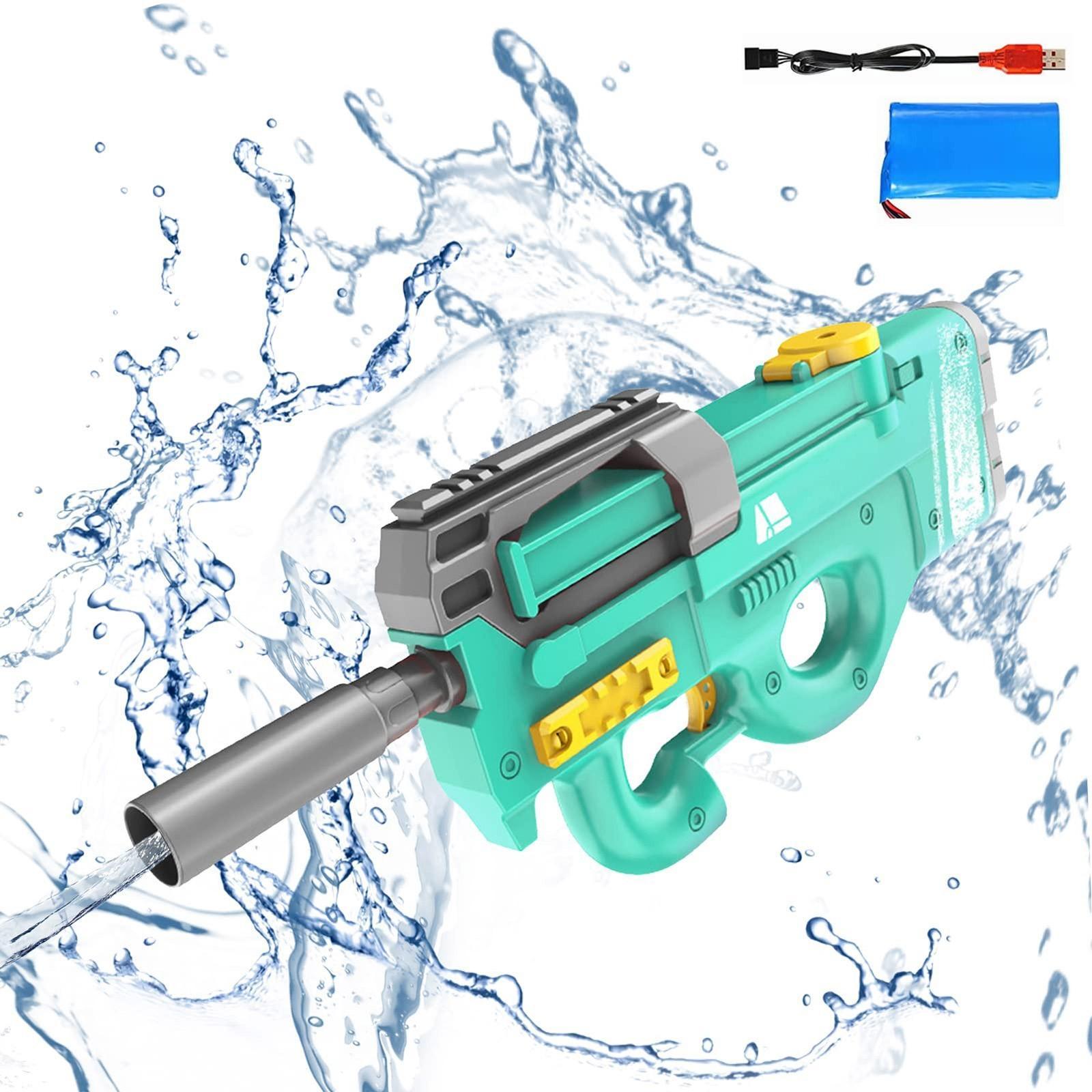 High-Tech Electric Water Gun - P90 Design, Large Capacity, for Outdoor Summer Fun