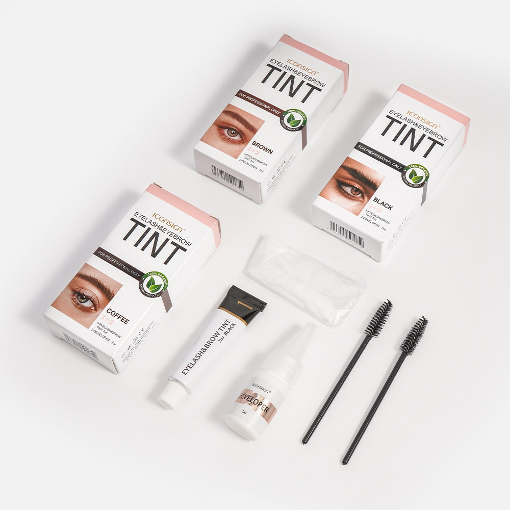 Eyelash Eyebrow Dye Tint Kit Brow