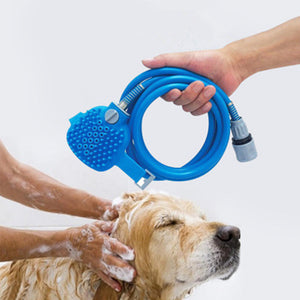 Comfortable Pet Bathing and Massaging Tool - Shower Sprayer and Dog Brush for Easy Cleaning