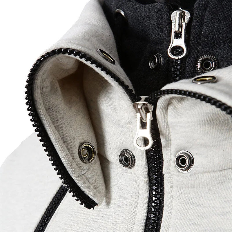Men's Winter Jacket with Unique Collar