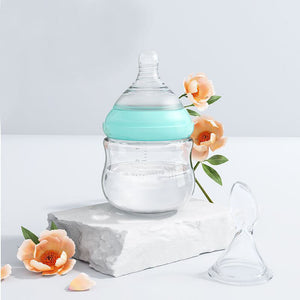 Cuchara de alimentación para bebés Botella de vidrio de borosilicato