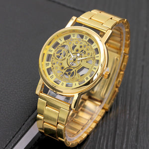 Men's Fashion Quartz Watch with Impressive Dial