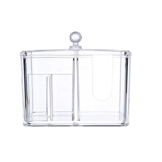 Caja de almacenamiento de cosméticos de acrílico transparente