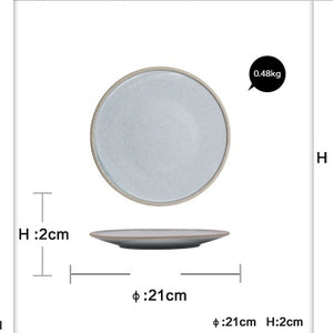 Household Dinner Plate, Flat Plate, Bowl And Plate Set