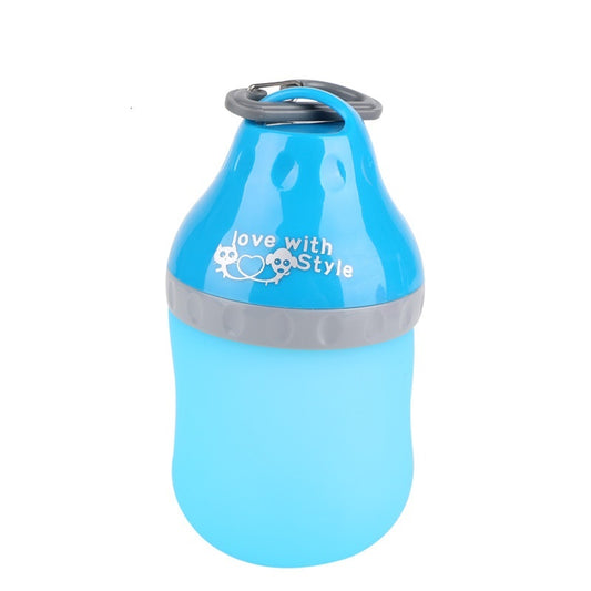 Botellas portátiles plegables de silicona para mascotas