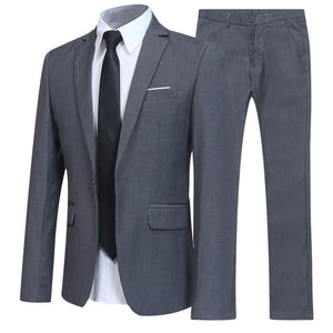 Men's English Style Casual Suit