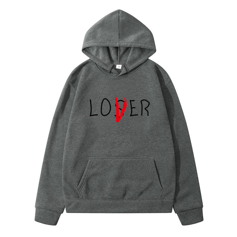 Unisex Oversize Hoodie with Lover's print