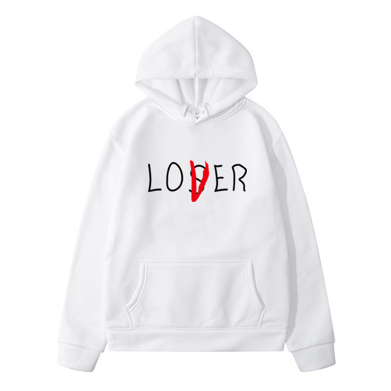 Unisex Oversize Hoodie with Lover's print