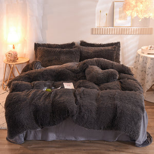 Luxury Thick Fleece Bedding Set