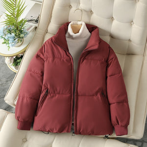 Women's Jacket With Pockets And Cuffs