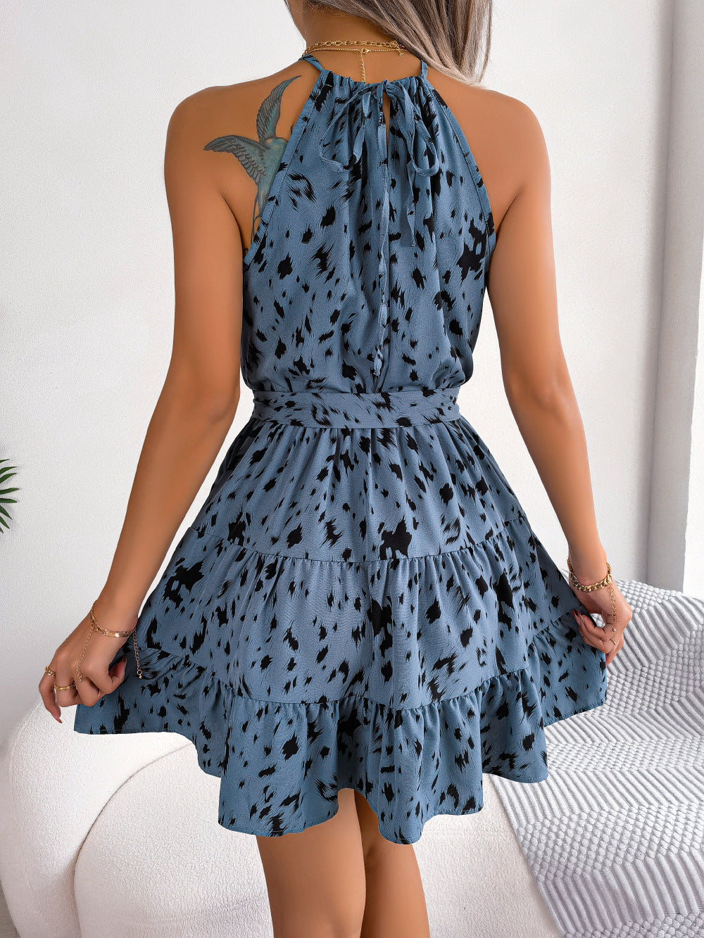 Women's Casual Lightweight Print Dress