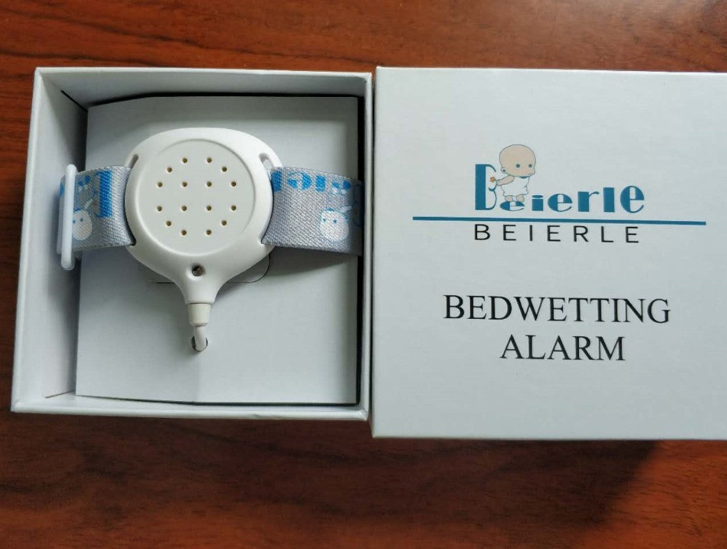 The light and ring remind the child of the bedwetting alarm