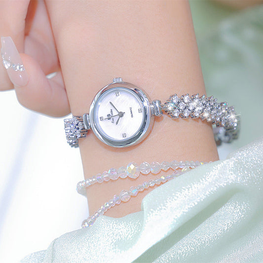 Rhinestone Bracelet Watch For Women