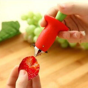 Strawberry Huller Creative Fruit Leaf Remover Kitchen Gadget