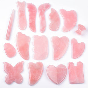 Whole Massage Gua Sha Tools Natural Rose Quartz Massage Stone