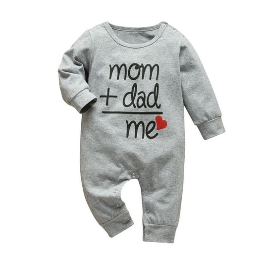 Baby Bodysuit With Long Sleeves And A Print