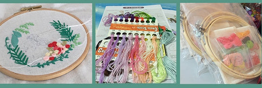 DIY handmade embroidery material package