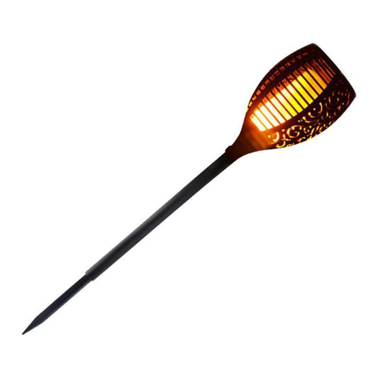 Outdoor Solar Tiki Torch Light: Flame Flickering