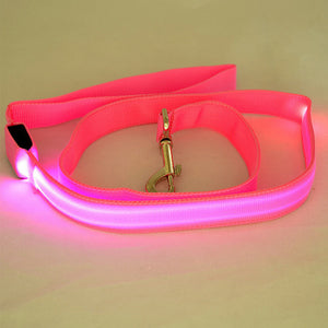 Glowing Pet Leash Glowing Dog LED