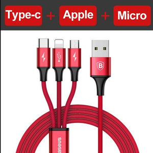 3-in-1 Braided Cable