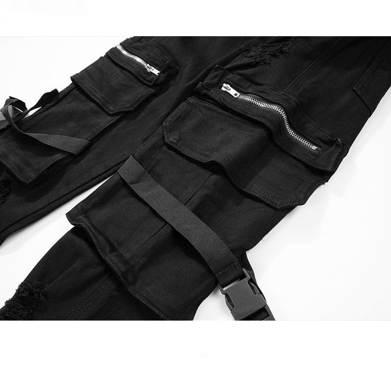 Men's Cargo Pants with Multiple Pockets