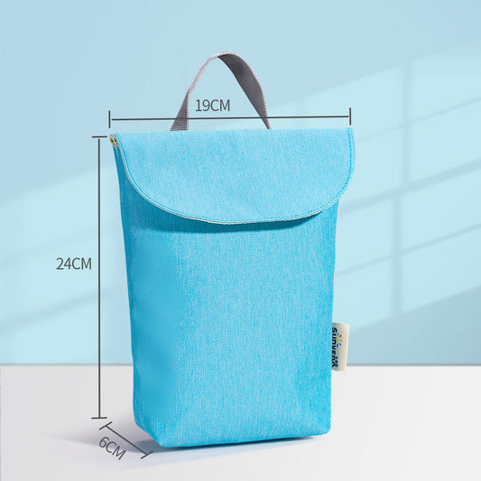 Bolsa de almacenamiento de pañales para bebé, bolsa colgante impermeable para cabecera de cama