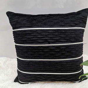 Luxury Striped Velvet Pillow Cover