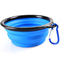 Blue single bowl