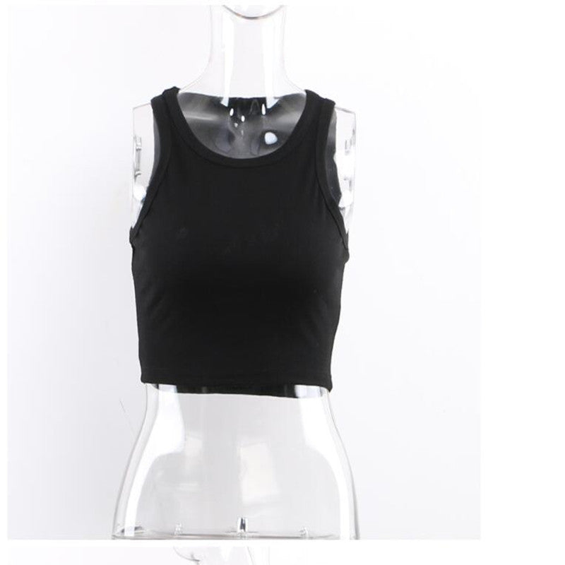 Women's Cropped Sleeveless Top