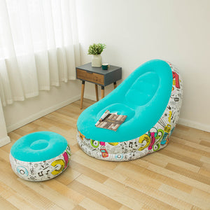 Lazy Bean Bag with Inflatable Folding Sofa