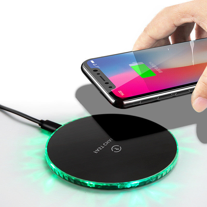 Wireless Round Lighted Fast Charging Charger