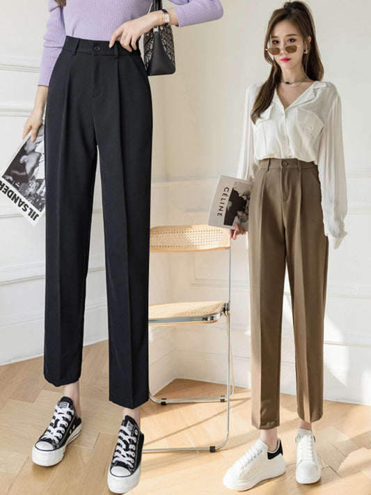 Women's Trendy Low Waist Straight Pants