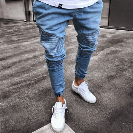 Men's Trendy Skinny Jeans Joggers