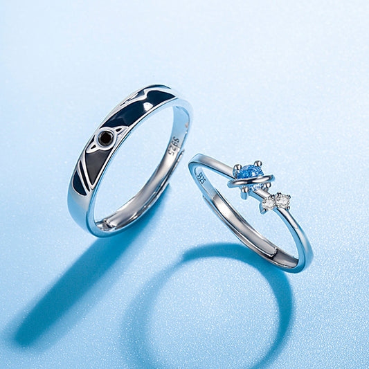 Dream Planet Couple Rings: Fashion Rings