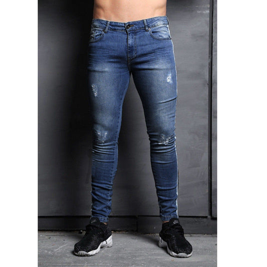 Men's Slim Jeans with Stripe