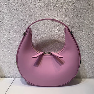 Crescent Leather Small Bag Underarm Bag Moon Bag Portable Shoulder Bag