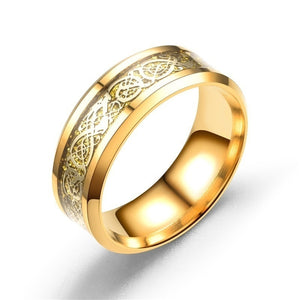 Zirkon Gold Drachenring Ring für Paare