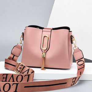 All-Match Pure Color Casual Handbag - Small Shoulder Messenger Bag for Women