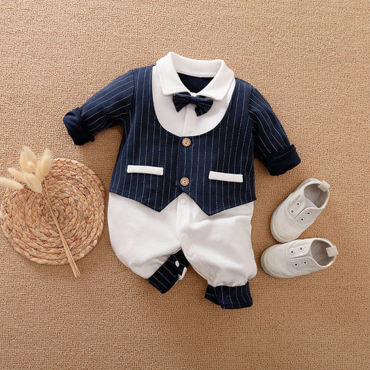 Gentleman's Baby Long-sleeved Clothes