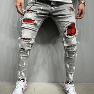 Men's paint jeans
