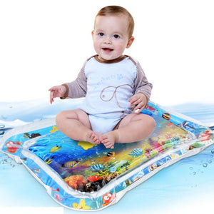 Estera inflable del agua del bebé - estera del juego de la actividad de la playa del verano para los bebés y los niños pequeños 