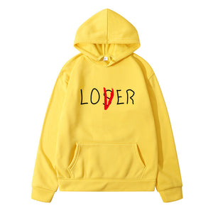 Unisex Oversize Hoodie with Lover's print