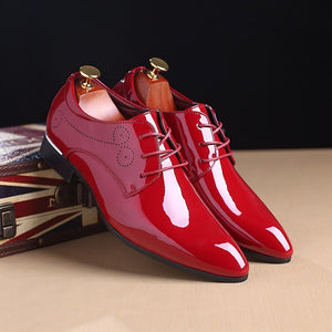 Men's Leather Business Casual Dress Shoes