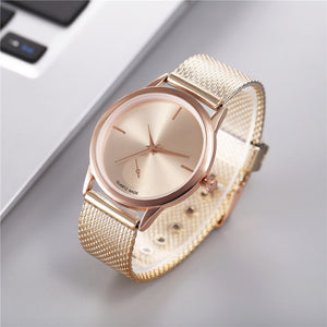 Women's Mesh Minimalist Quartz Watch