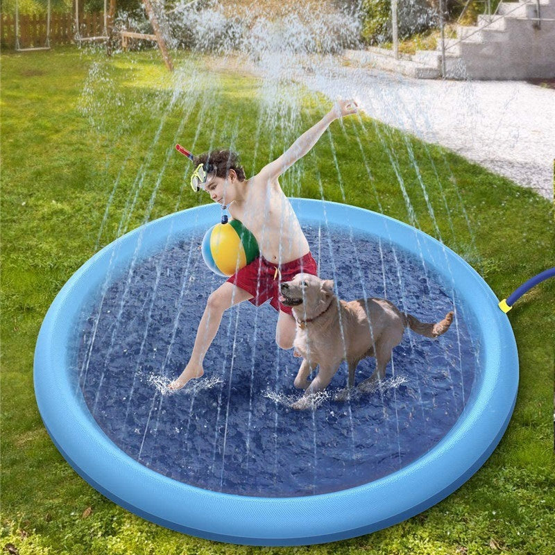 Rutschfestes Spritzkissen für Kinder und Haustiere – Wasser im Sommer im Freien