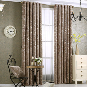 Solid Color Living Room Curtains