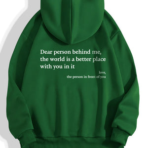 Women's Loose Hoodie With Writing On It