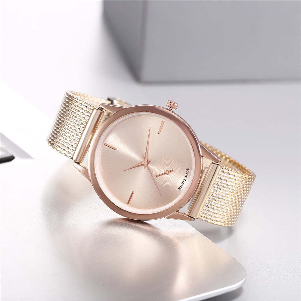 Women's Mesh Minimalist Quartz Watch