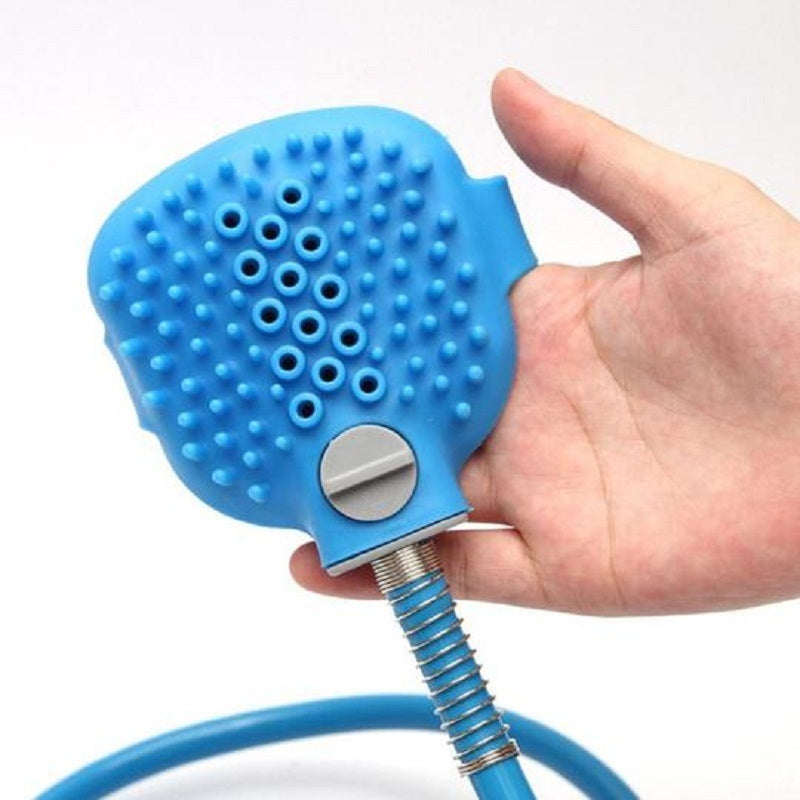 Comfortable Pet Bathing and Massaging Tool - Shower Sprayer and Dog Brush for Easy Cleaning