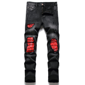 Zerrissene Jeans für Herren mit trendigen Designs